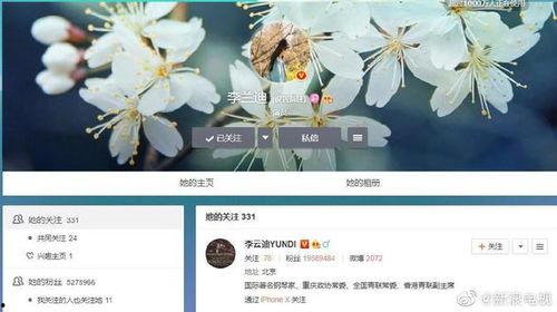 李兰迪娱乐爆料微博,揭秘娱乐圈幕后真相