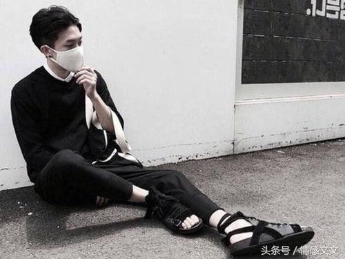 少年男网红照片背影照,青春风采，网络之光