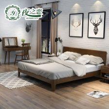 网红实木床小户型,网红实木床打造小户型温馨卧室空间